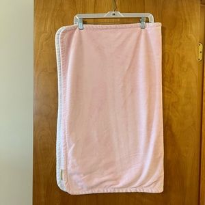 POTTERY BARN KIDS Pink and White Baby Toddler Blanket Soft Cozy